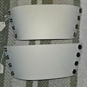 NEW! Funk Plus White Leather cuff with snap